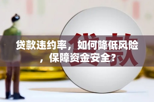 广昌贷款违约率，如何降低风险，保障资金安全？