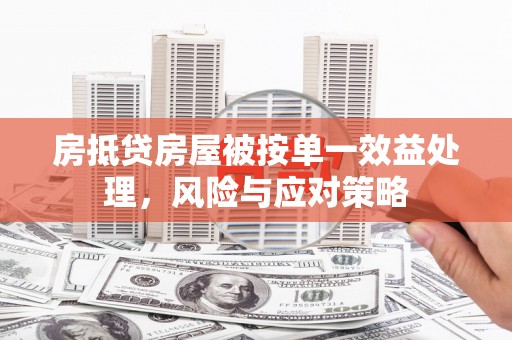 静安房抵贷房屋被按单一效益处理，风险与应对策略