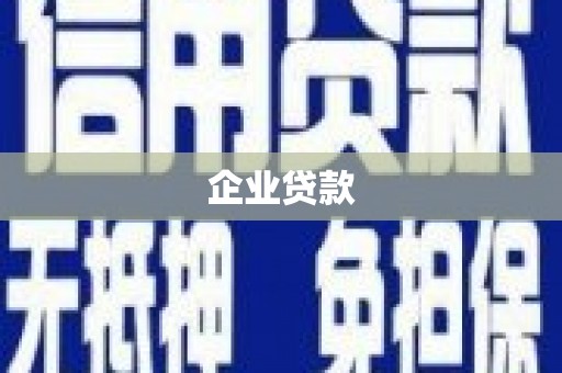 朱家尖企业贷款