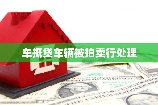 饶阳车抵贷车辆被拍卖行处理