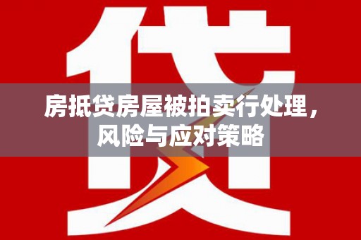 和平房抵贷房屋被拍卖行处理，风险与应对策略