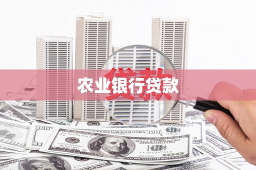 潜江农业银行贷款
