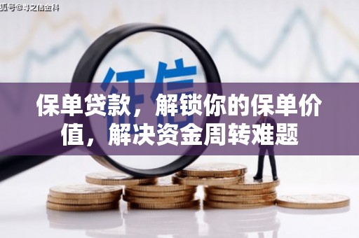 赤城保单贷款，解锁你的保单价值，解决资金周转难题