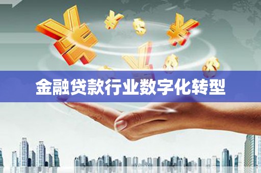 柯城金融贷款行业数字化转型