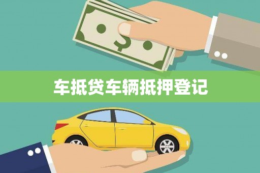 涡阳车抵贷车辆抵押登记
