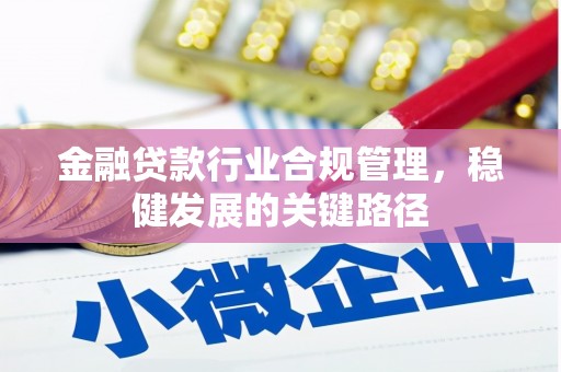 茶陵金融贷款行业合规管理，稳健发展的关键路径