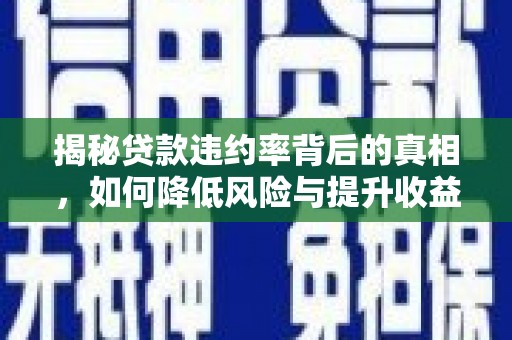 天镇揭秘贷款违约率背后的真相，如何降低风险与提升收益