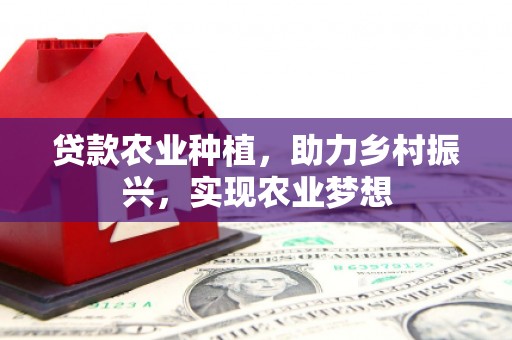 仁爱贷款农业种植，助力乡村振兴，实现农业梦想