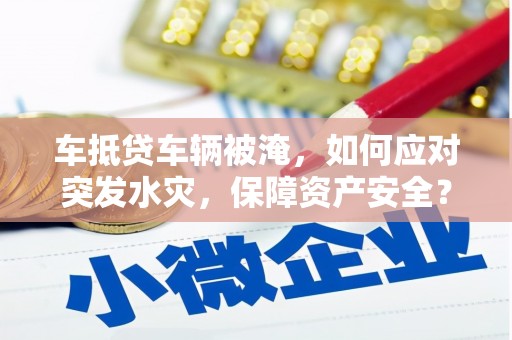 天镇车抵贷车辆被淹，如何应对突发水灾，保障资产安全？