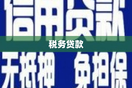 鄞州税务贷款