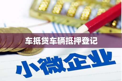 河津车抵贷车辆抵押登记