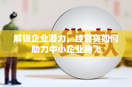 南华解锁企业潜力，经营贷如何助力中小企业腾飞