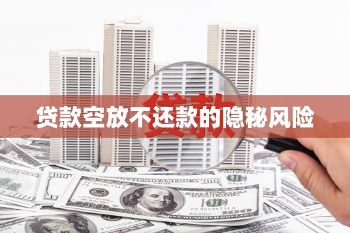 赤坎贷款空放不还款的隐秘风险