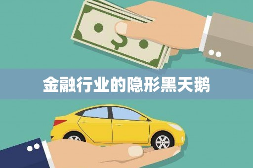 晋中金融行业的隐形黑天鹅