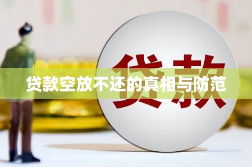 繁昌贷款空放不还的真相与防范