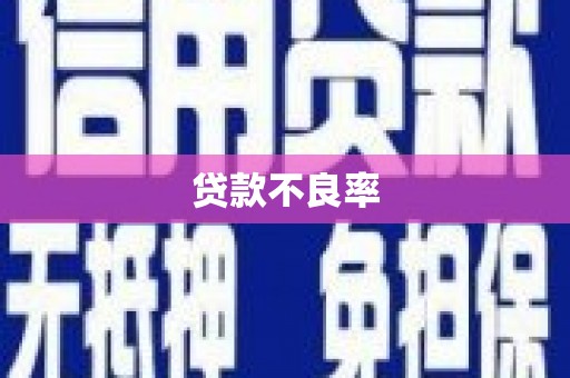 冈山贷款不良率